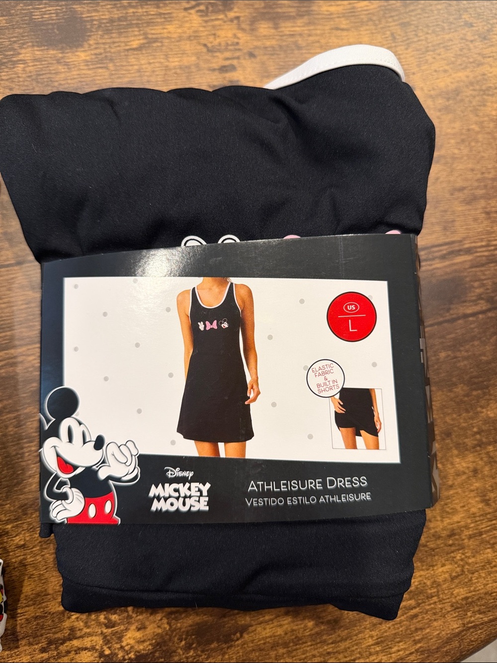 Disney Mickey Mouse White & Red Printed Tank Athleisure Dress - Picture 2 of 4